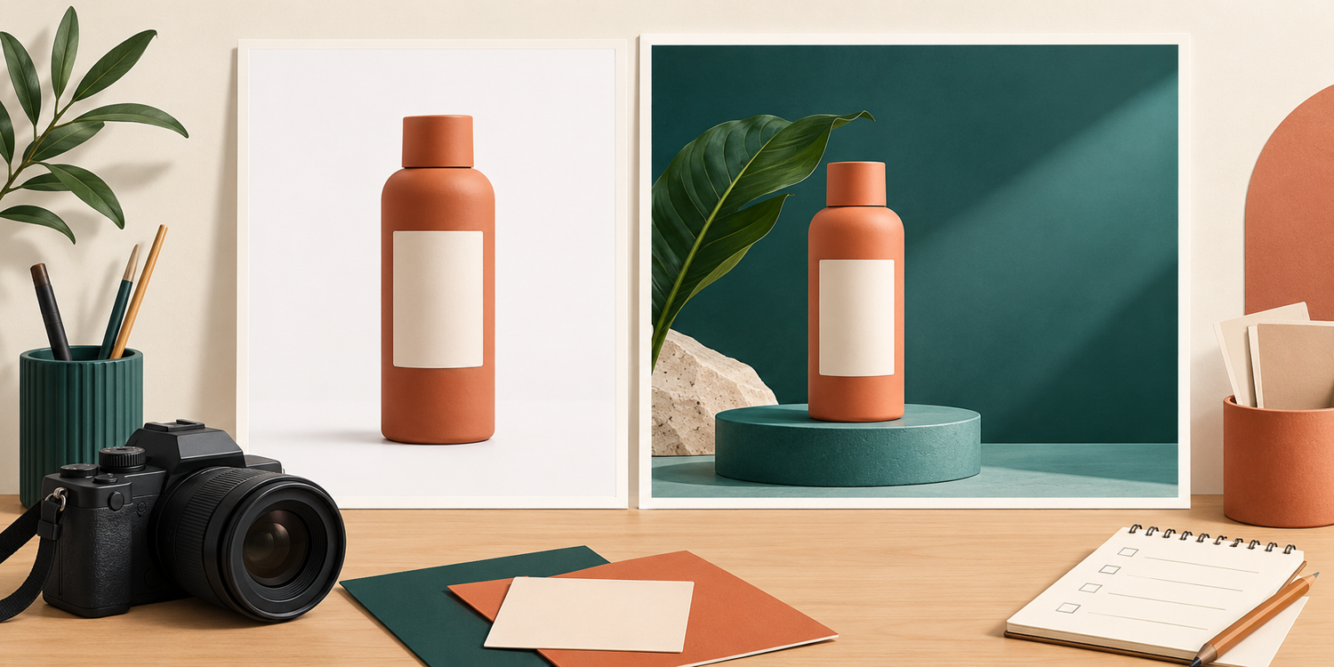 Foto Produk Katalog atau Tematik? Tentukan Konsep dari Kebutuhan Materi 5 Ilustrasi meja perencanaan foto produk katalog atau tematik